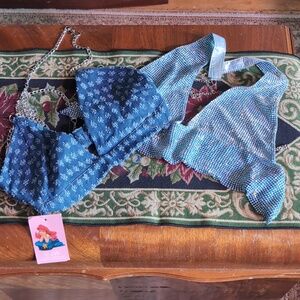 Set Of 2 Halter Tops Both Size S